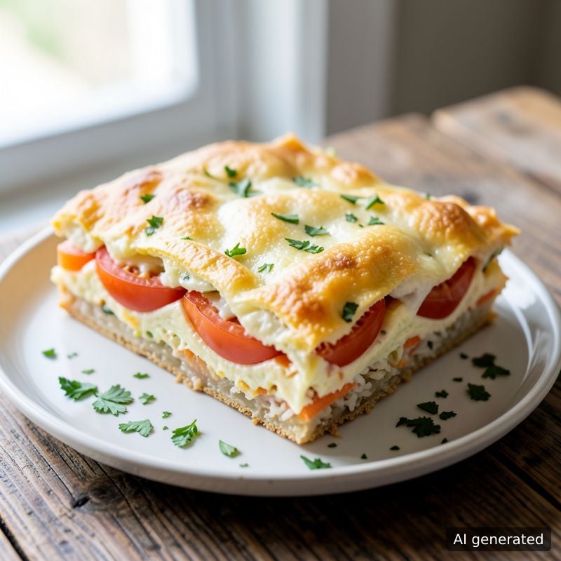 Мусака от моркови с ориз