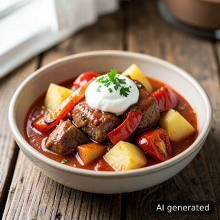 Паприкаш с картофи (по манастирски)